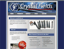 Tablet Screenshot of crystalfields.com